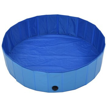 VidaXL Hunde-Pool blau aus PVC, Durchmesser: 1,2 m, Höhe: 30 cm - Bild 2