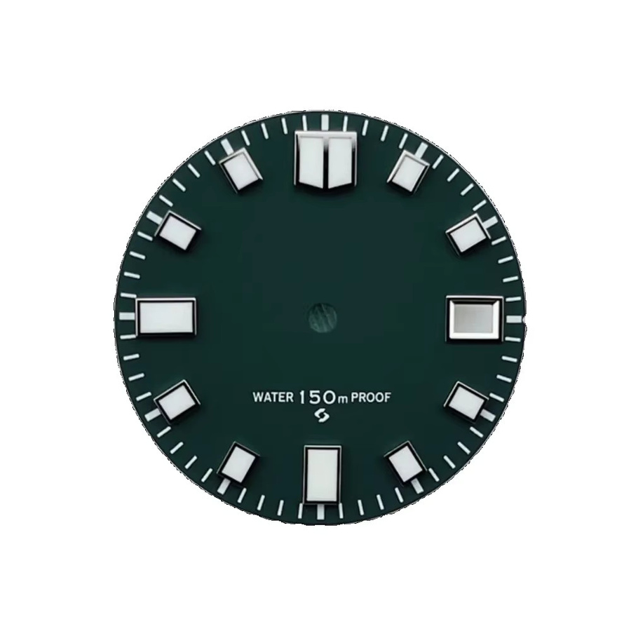Zifferblatt NH35, grün, leuchtend, Abalone, 28,5 mm, Unisex - Bild 4