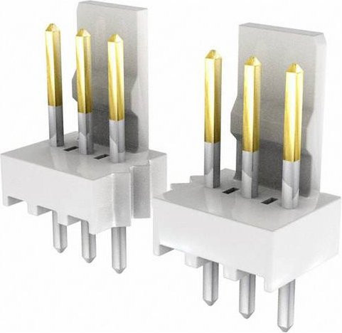 Molex Stiftleiste Standard 14-polig in Weiß mit Goldkontakten Rastermaß 2.54mm 22292141 - Bild 1