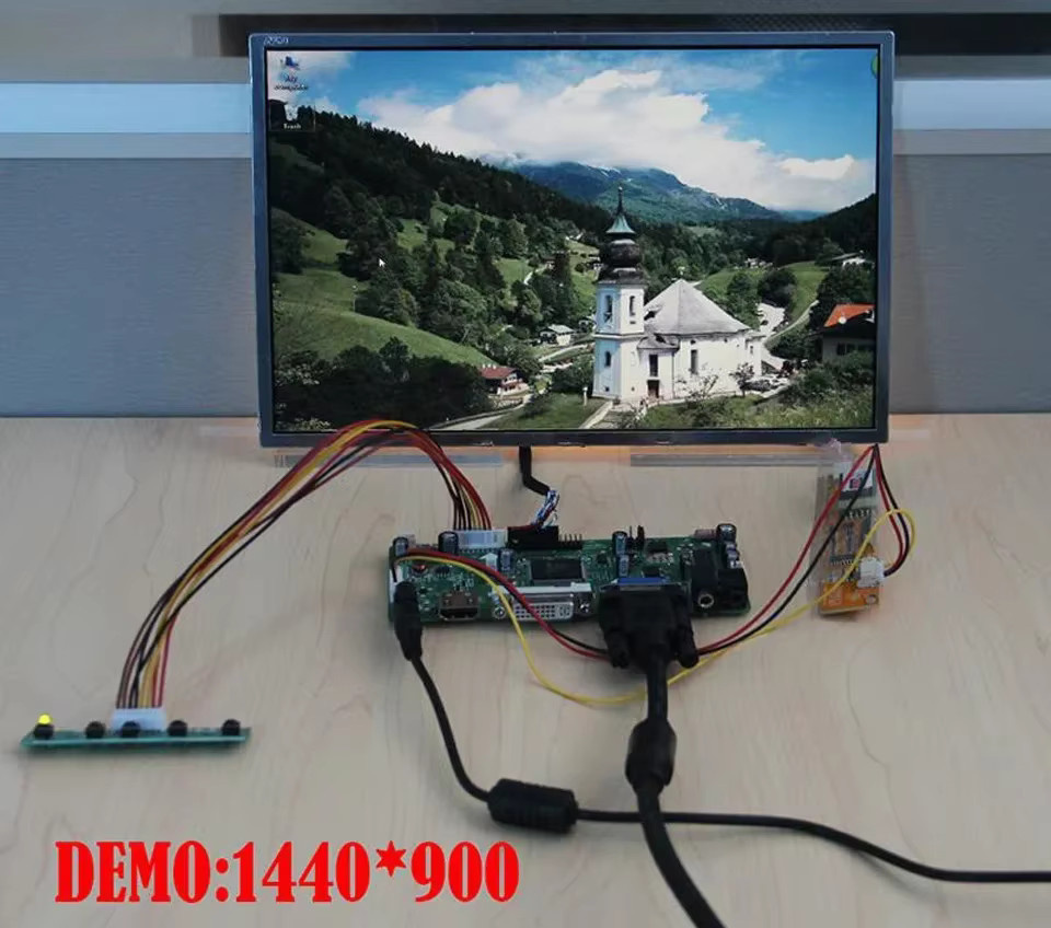 OPLY M.NT68676 Controller Board für MV215FHB-N30 und MV215FHB-N31 21,5 Zoll LED Bildschirme, VGA und HDMI kompatibel, DVI, Grün - Bild 4