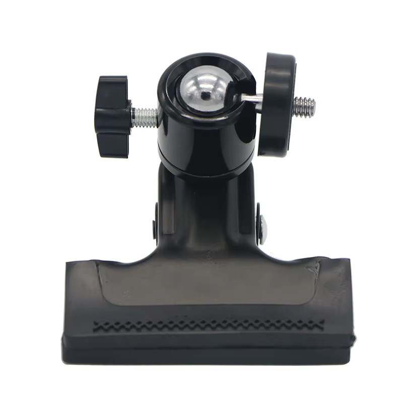 DIXSG Kamera Metall Clip Klemme mit 360-Grad-Drehkugelkopf und 1/4 Zoll Schraube für Action Kameras in Schwarz - Bild 5