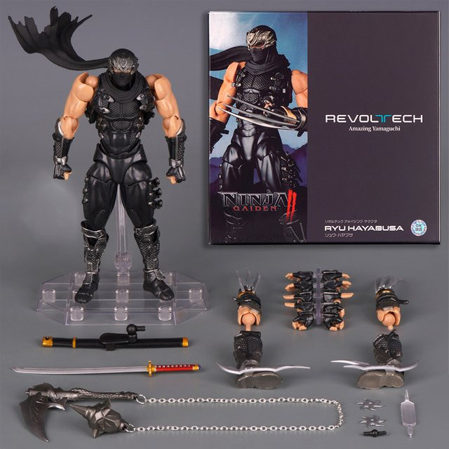 Kaiyodo Ninja Gaiden Hayabusa, Actionfigur, Kunststoff, Schwarz - Bild 1