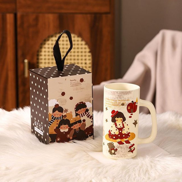 Keramiktasse Yiran bag in Weiß mit 350 ml Volumen - Bild 1
