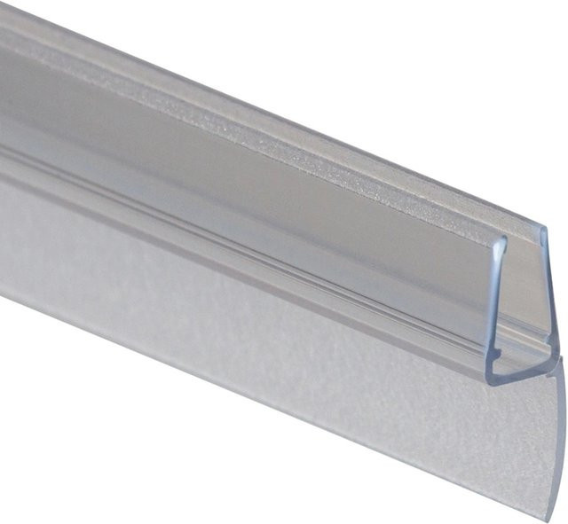 Schulte Universal Dichtleiste für Duschkabinen, transparent, Breite: 120 cm, passend für 5/6/8 mm Glasstärke - Bild 1