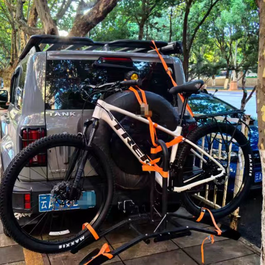 Verstellbares Polyester-Umreifungsband in Orange für Gepäck, Fahrrad, Motorrad und Automobil, 2 oder 4 Stück mit je 6 Metern Länge - Bild 5
