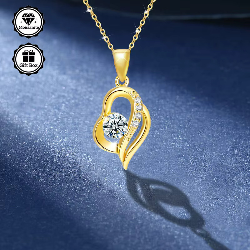 LAMVOICE Halskette, Moissanit, Gold, Damen - Bild 2