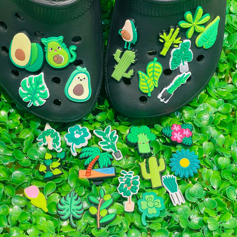Happye&TiTi Charms Pilz Traube Avocado Frosch, PVC, Grün - Bild 3