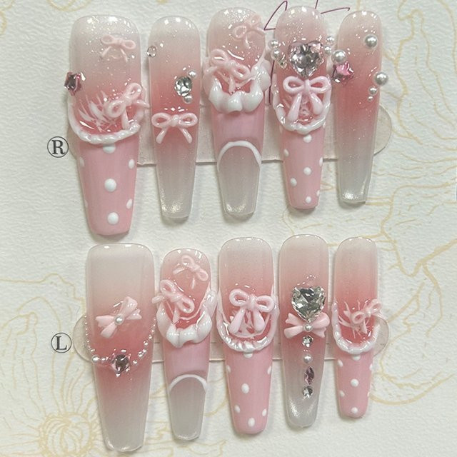Reine Kokette Press On Nails, Blush Pink, Glänzend - Bild 1