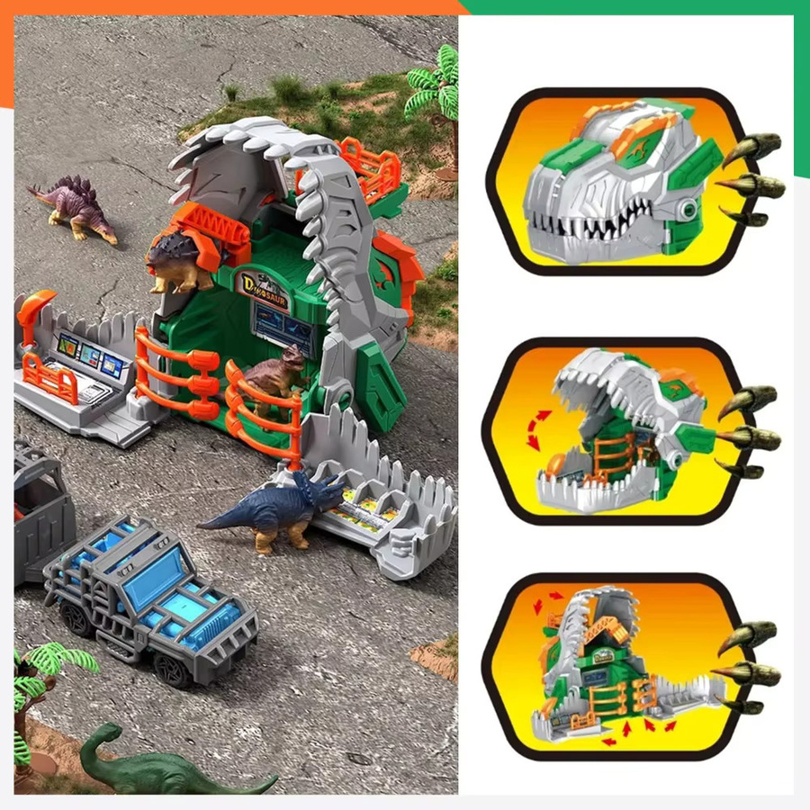 SONGYI Jurassic Park Dinosaurier Park Spielset, Lernspielzeug, ab 3 Jahre - Bild 4