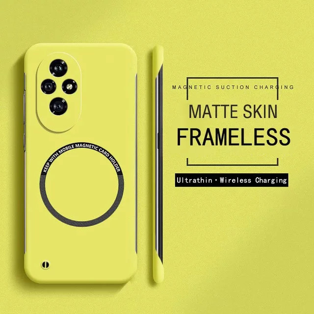 Ultradünne magnetische Schutzhülle aus hartem PC für Honor 300 Ultra und Honor 200 Smart Pro Lite in mattem Design und Bonbonfarben - Bild 1