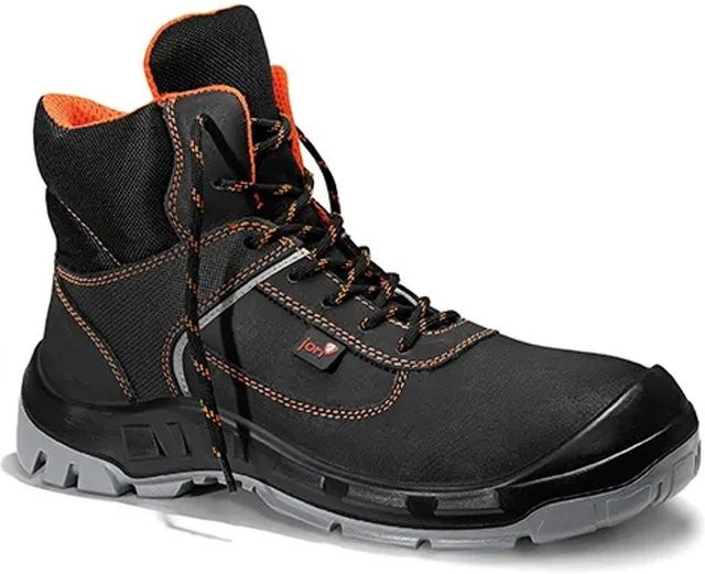 Elten Jori Sicherheitsschnürstiefel JoColour S3 in Orange/Schwarz, Größe 41 - Bild 1