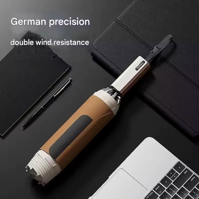 ZUODU Vollautomatischer umgekehrter Regenschirm windbeständig und UV-beständig in Schwarz und Multicolour - Bild 3
