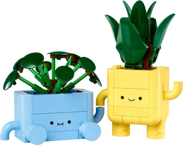 LEGO Botanicals 10349 Fröhliche Pflanzen Dekoration in Mehrfarbig, Gelb und Blau - Bild 4
