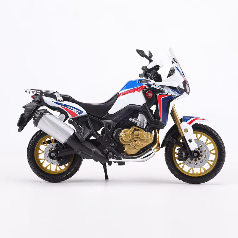 Maisto Honda Africa Twin DCT, Motorradmodell, 1:18, Metall, Rot - Bild 2