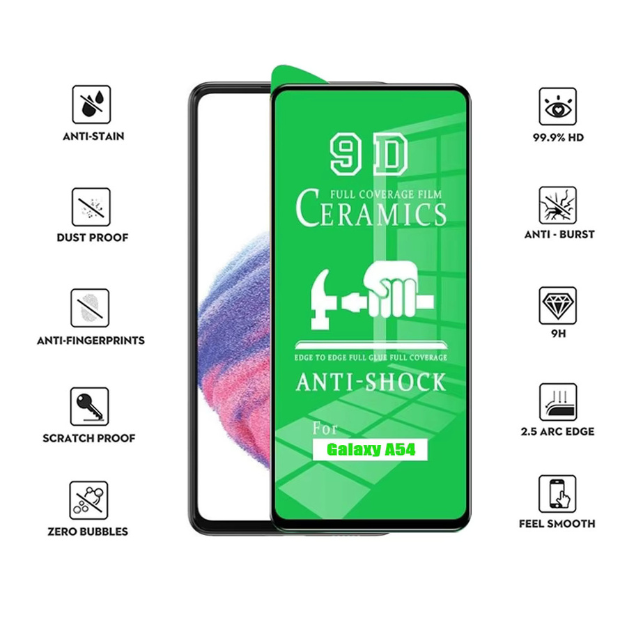 3er Set Keramik Screen Protector für Samsung Galaxy A54 A53 A52 A34 A33 A32 A14 A13 5G A12 A24 A73 A72 A71 A70 A51 A41 A31 A22 transparent - Bild 2