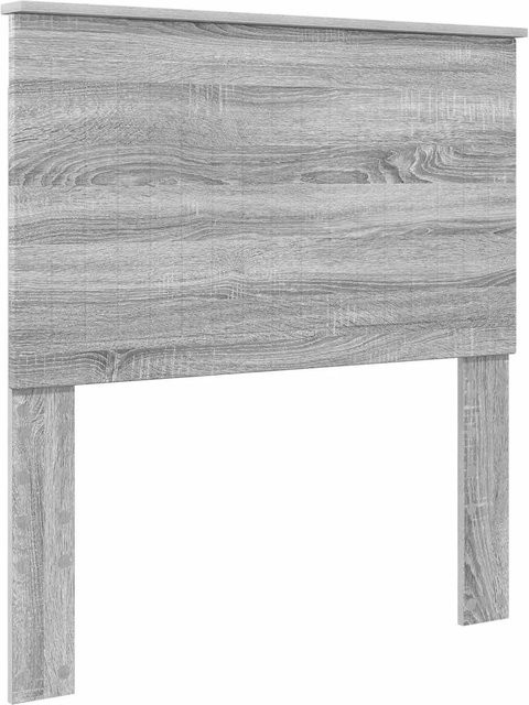 vidaXL Kopfteil aus Holzwerkstoff in Grau Sonoma, Breite: 90 cm - Bild 1