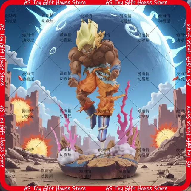 Bandai Dragon Ball Saiyan Goku Figur, Kunststoff, Bunt / Mehrfarbig - Bild 1