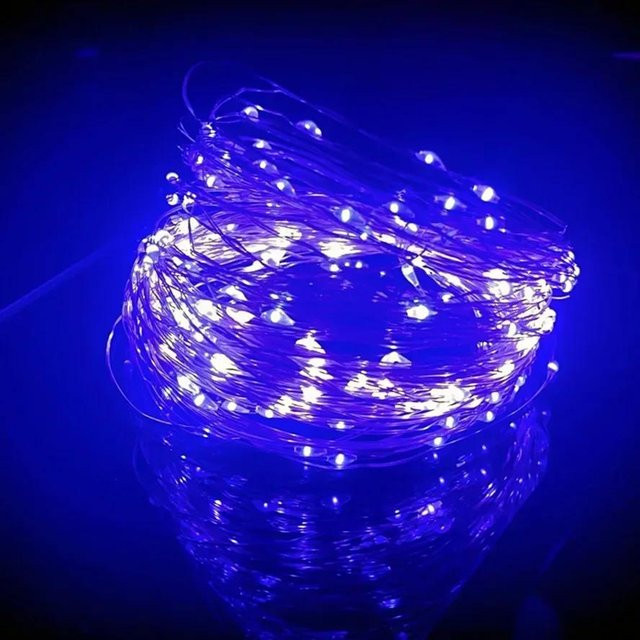 OuuZuu RGB LED Lichterkette mit Fernbedienung und 8 Funktionen via USB, 20m, Multicolour - Bild 1
