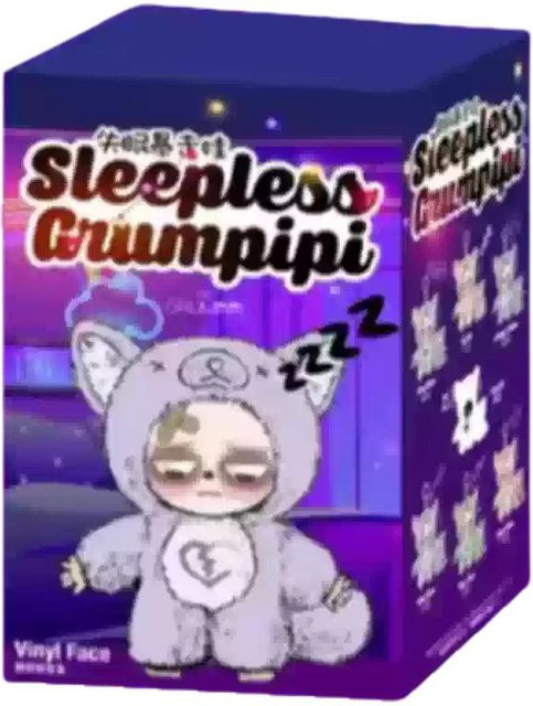 Grumpipi Schlaflose Grumpipi Serie Blind Box Plüschpuppe pink - Bild 1