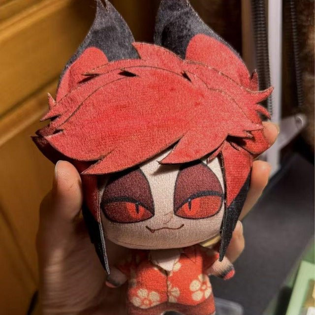 Yiran toy Hazbin Hotel Alastor Vox Lucifer, Plüschtiere, 10cm, ab 14 Jahren - Bild 1