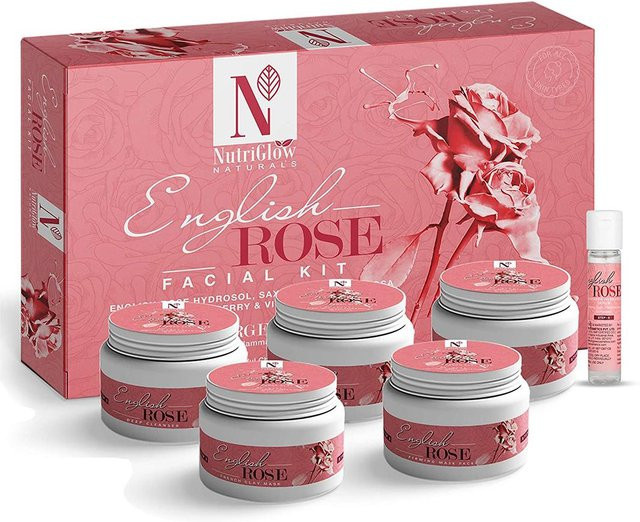 NutriGlow Natural Englisches Rosen-Gesichtsset mit Rosenextrakten, Damen - Bild 1
