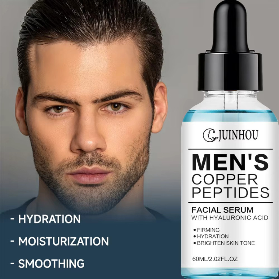 JUINHOU Gesichtsserum für Herren, Hyaluronsäure und Peptide, alle Hauttypen - Bild 4