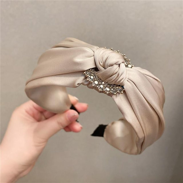 Rd lala Haarreif Satin, Schleifenknoten, gray, Damen - Bild 1