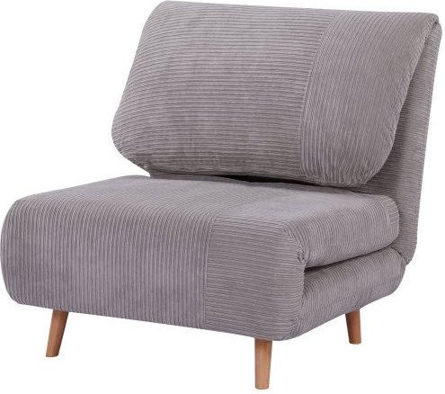 MUVOE 2-in-1 Schlafsofa in Hellgrau mit verstellbarer Rückenlehne und Massivholzrahmen - Bild 1