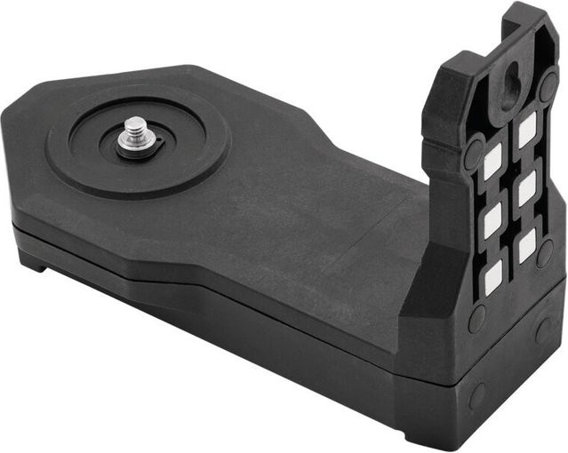 STABILA Universalhalterung SUB 10 mit 1/4 Zoll Gewinde und Seltenerd-Magnetsystem in Schwarz - Bild 1