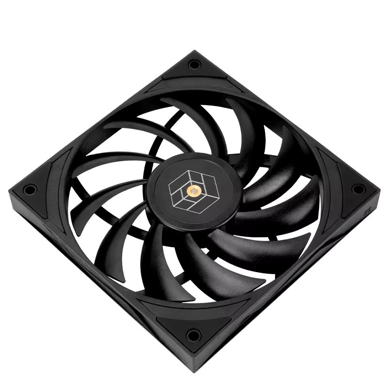 Thermalright TL-H12015 Gehäuselüfter für Computer mit S-FDB V2-Lager in Schwarz-Weiß, B/T/H: 12 x 12 x 1,5 cm - Bild 5