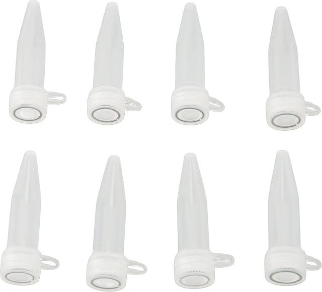 Igeteck Mikrozentrifugenröhrchen aus Polypropylen, 500 Stück, transparent, 1,5 ml mit Schnappverschluss - Bild 1