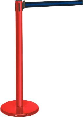 Guidesystems Gurtpfosten aus Metall in Rot mit schwarz-blauem Gurt - Bild 1