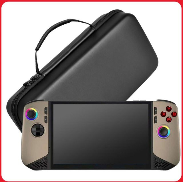 MSI EVA-Hartschalen-Tragetasche in Schwarz für MSI Claw 8 und MSI Claw 8 AI+ Spielekonsole, wasserdichte und kratzfeste Aufbewahrungstasche - Bild 1