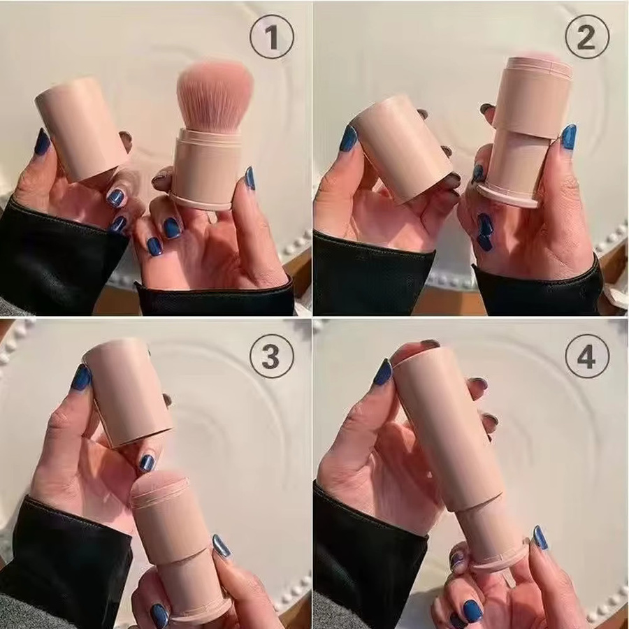 Multifunktions-Make-up-Pinsel, ausziehbar, für Puder und Rouge, Unisex - Bild 2