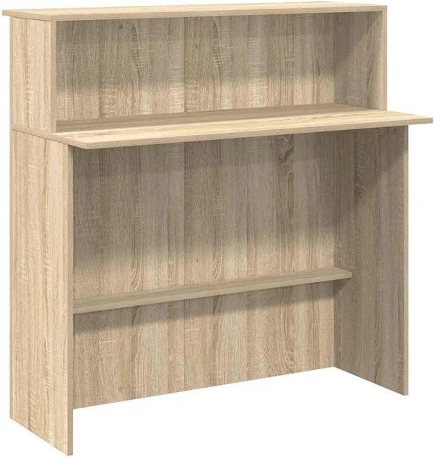 vidaXL Empfangstresen Sonoma-Eiche B/T/H: 100 x 50 x 103,5 cm - Bild 1