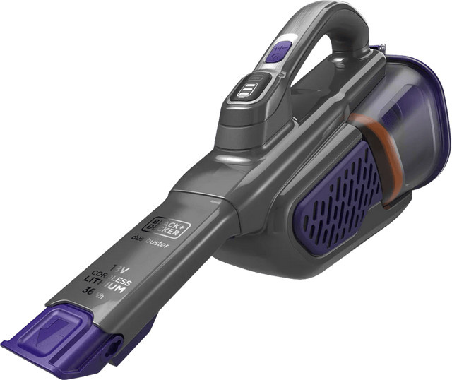 BLACK+DECKER BHHV520BFP-QW Akku-Tierhaarentferner in Schwarz-Grau mit Ladestation - Bild 1