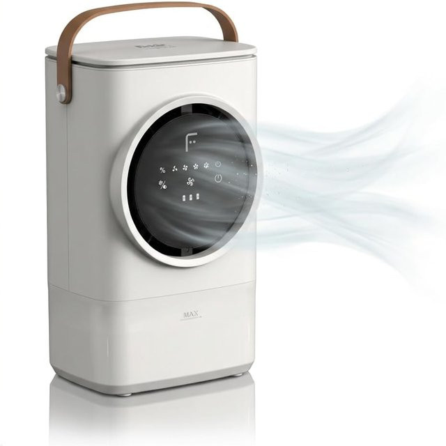 Fakir Prestige TC 400 Aircooler Luftkühler in Milk Coffee Hellbraun - Bild 3