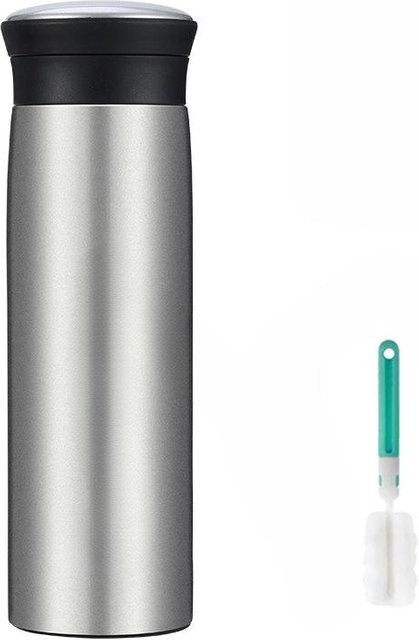 Binchi Outdoor Equipment Isolierflasche aus Edelstahl in Silber, 320 ml - Bild 1