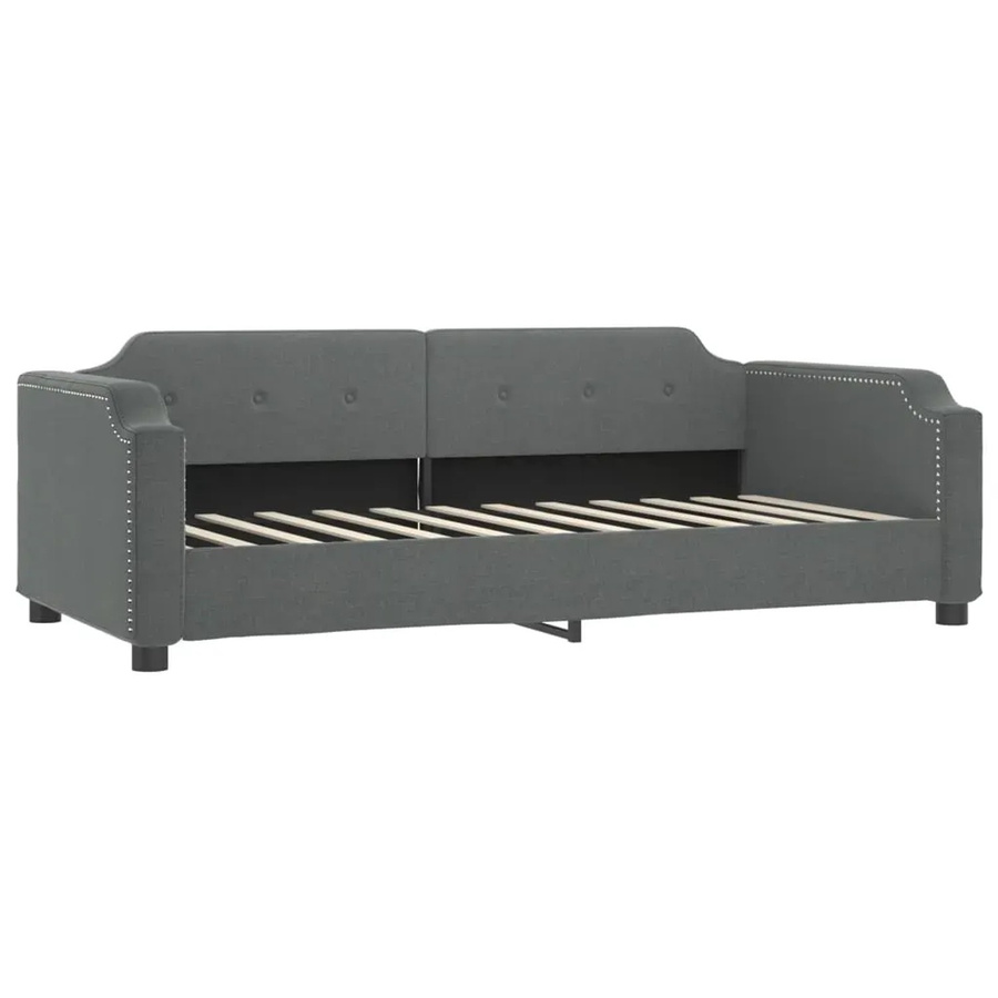 vidaXL Tagesbett Dunkelgrau B/T/H: 200 x 100 x 66,5 cm - Bild 2