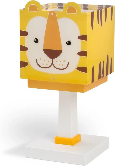 Dalber LED Tischlampe Kleiner Tiger als Nachtlicht für Kinder in Gelb und Transparent - Bild 1