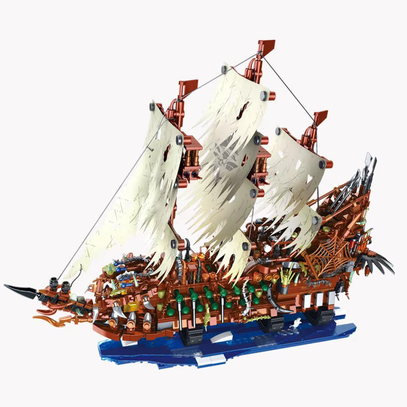 barweer Der Fliegende Holländer Piratenschiff, Modellbausatz, mit LED - Bild 4