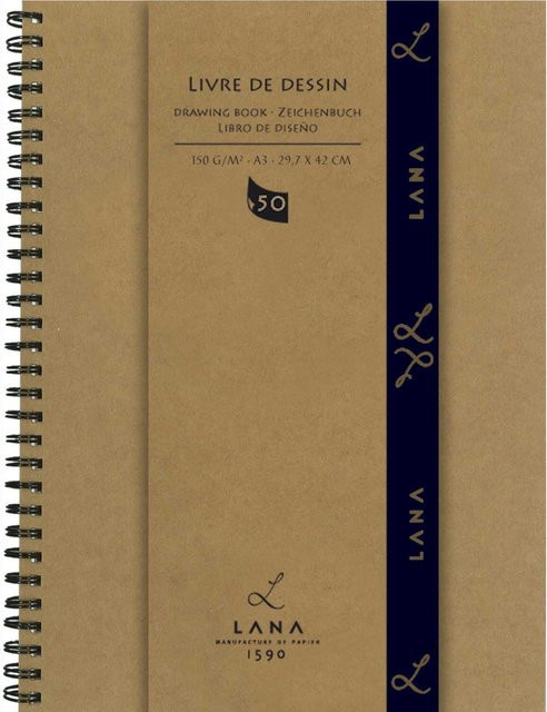 Hahnemühle Skizzenbuch Livre de Dessin A3, naturweiß, 150g/m², 50 Blatt - Bild 1