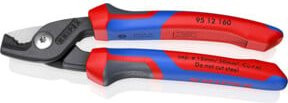 Knipex StepCut Kabelschere 95 12 160 mit Comfort-Griffen brüniert multicolor - Bild 1