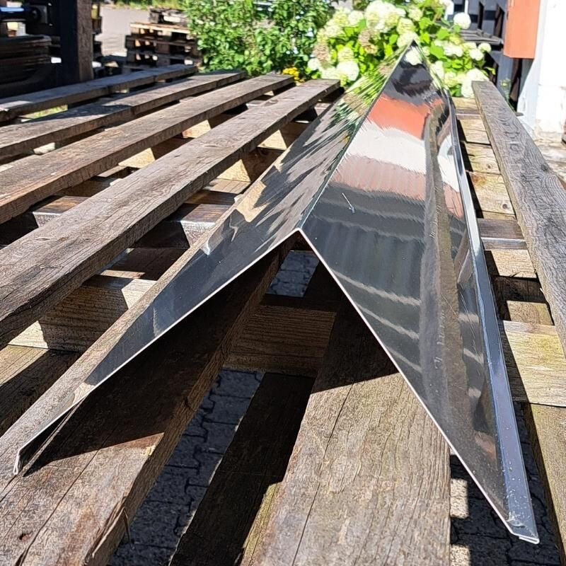 Ortgang aus Aluminium von Friedrich von Lien AG in Anthrazitgrau RAL 7016 mit 3,50 m Länge - Bild 1