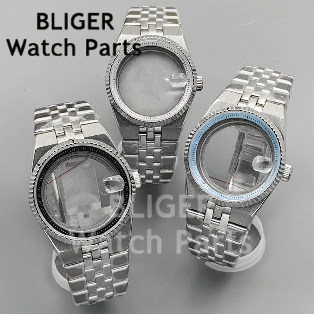 BLIGER Armbanduhr Land-Dweller, Edelstahl, Silber, Herren - Bild 1