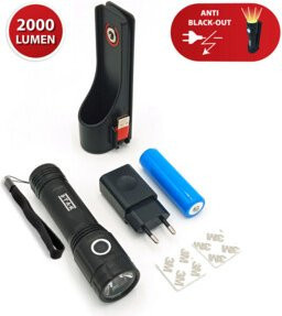 Velamp Industries LED Taschenlampe ST096 Arbeitsleuchte mit 20W und Aluminiumgehäuse - Bild 1