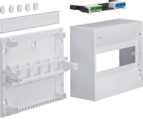 Hager Miniverteiler GD110N Distribution Board IP30 Weiß B: 21,8 cm, H: 18,0 cm, T: 8,2 cm - Bild 1