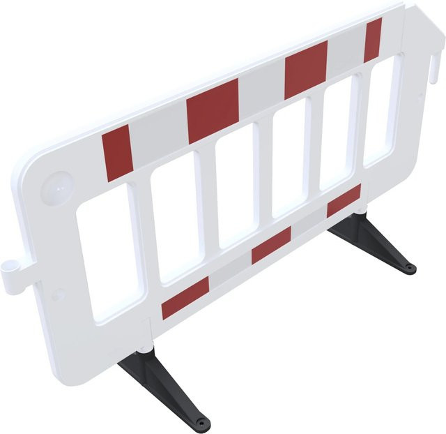 Schake Absperrgitter Site Fence aus Kunststoff in Weiß Typ RA1/A - Bild 1