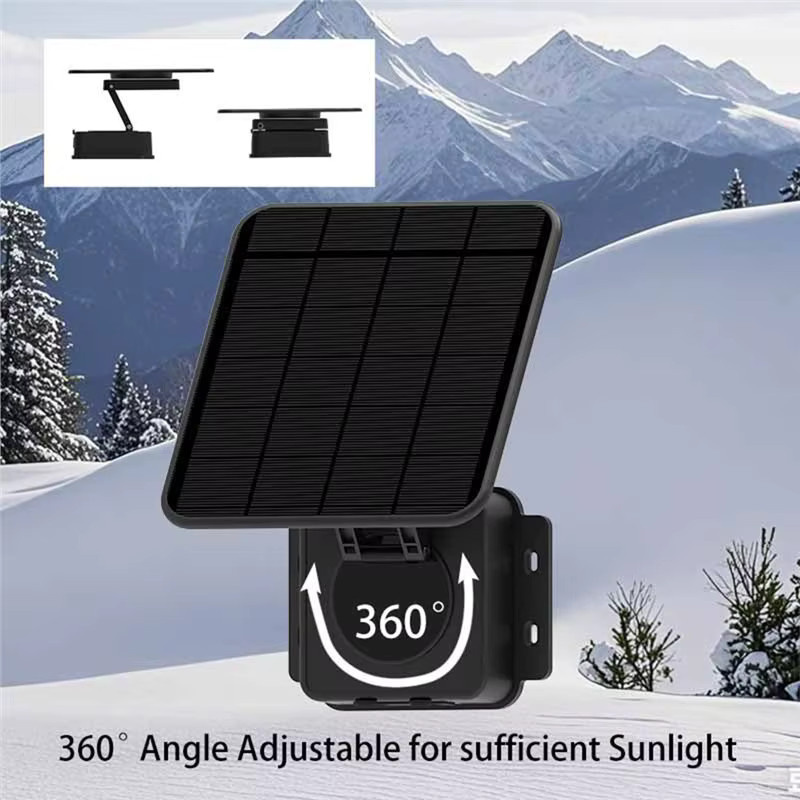 FEDI Wasserdichte Solarbatterie als USV-Notstromversorgung für Outdoor-CCTV-Kameras mit USB-C Anschluss in Weiß - Bild 5