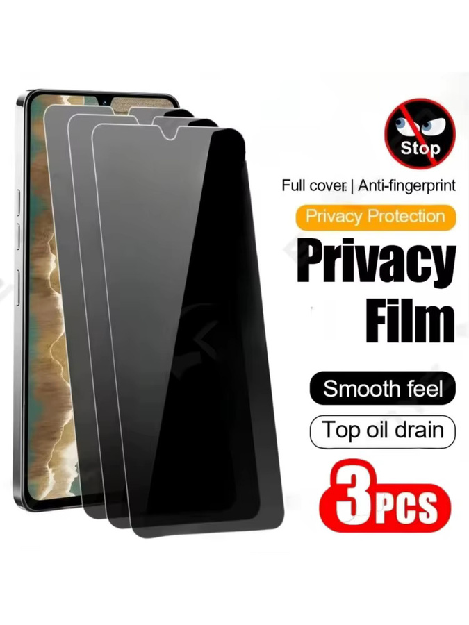 Xiaomi Anti-Spionage Displayschutzfolie aus gehärtetem Glas für Redmi Note Serie 15 Pro 5G 14 13 12 11 10 11S 4G 10S 15C 14C 13C 12C 10C A3 - Bild 5
